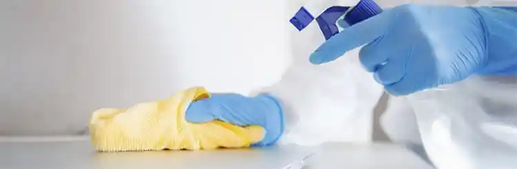 desinfeccion superficie trabajo